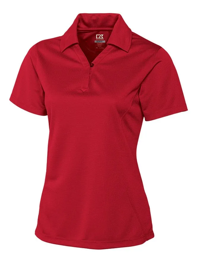 Cutter & Buck Womens Drytec Genre Textured Solid Polo