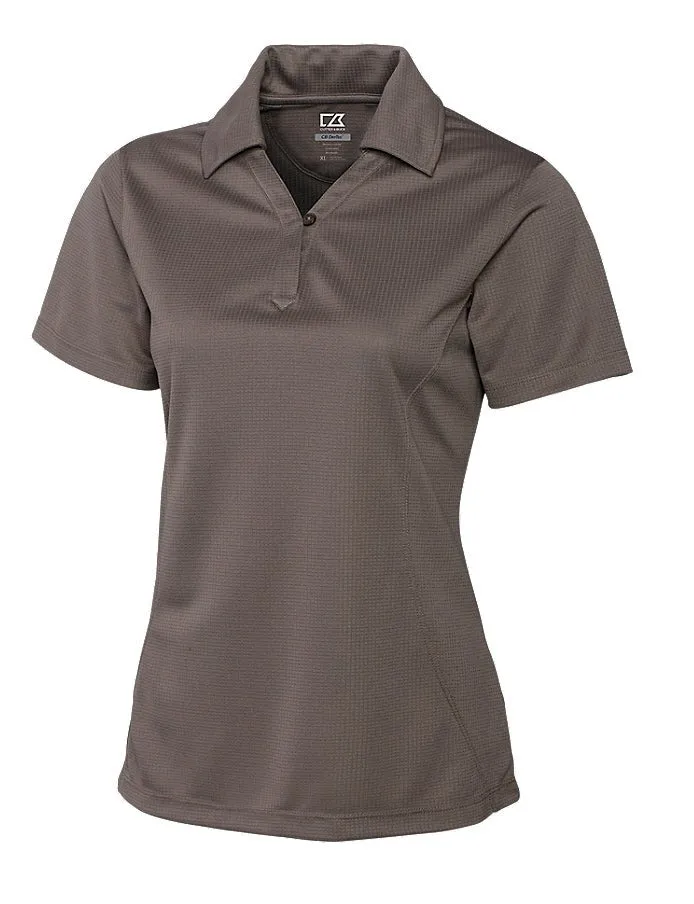 Cutter & Buck Womens Drytec Genre Textured Solid Polo