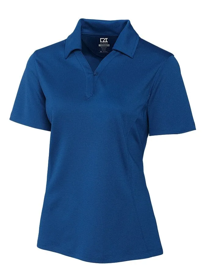 Cutter & Buck Womens Drytec Genre Textured Solid Polo