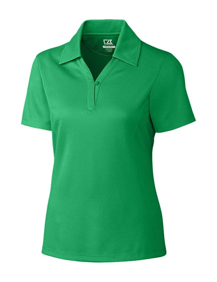 Cutter & Buck Womens Drytec Genre Textured Solid Polo
