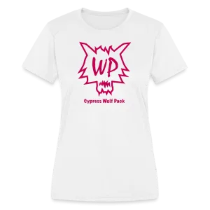 Cypress Wolf Pack Pink- Women's Moisture Wicking Performance T-Shirt