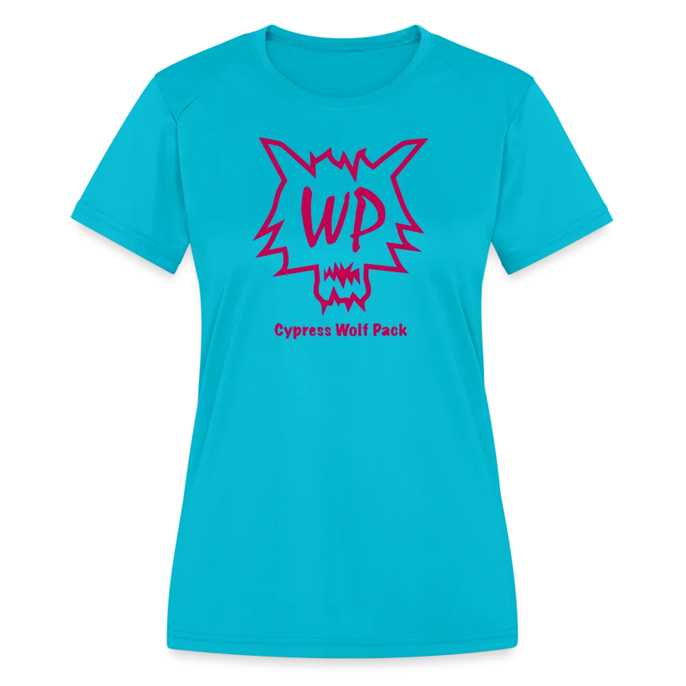 Cypress Wolf Pack Pink- Women's Moisture Wicking Performance T-Shirt
