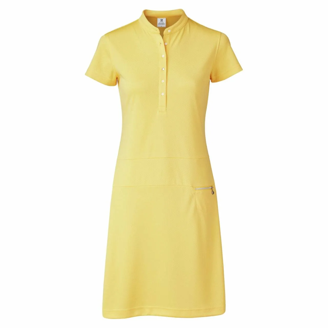 Daily Sports Womens Selena Butter Yellow Cap Sleeve Dress - BUTTER