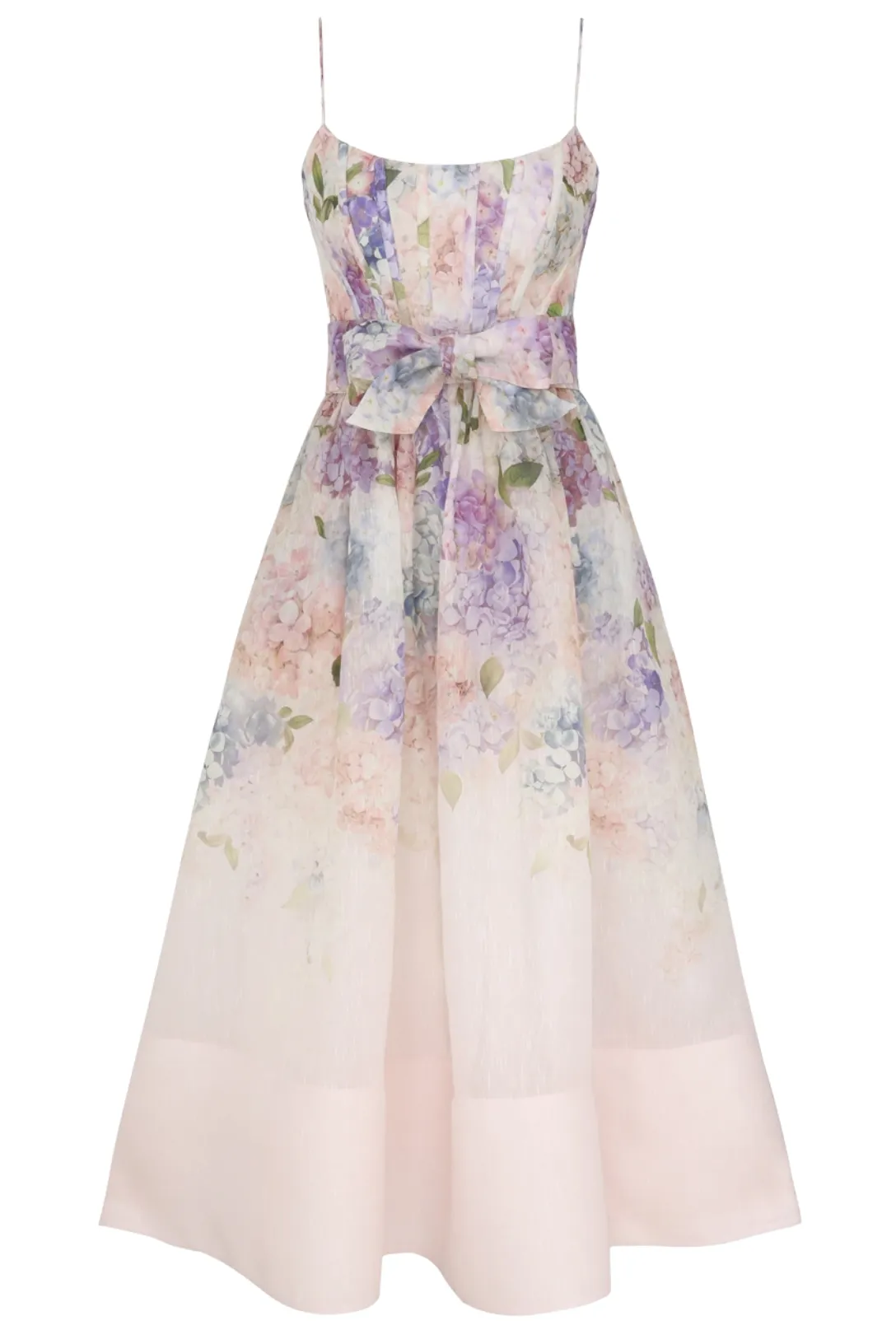 Dawning Corset Dress | Multi Hydrangea