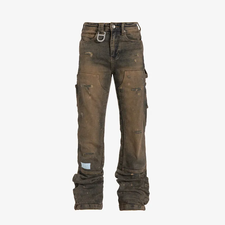 DENMARK CARPENTER DENIM (DARK MOSS)