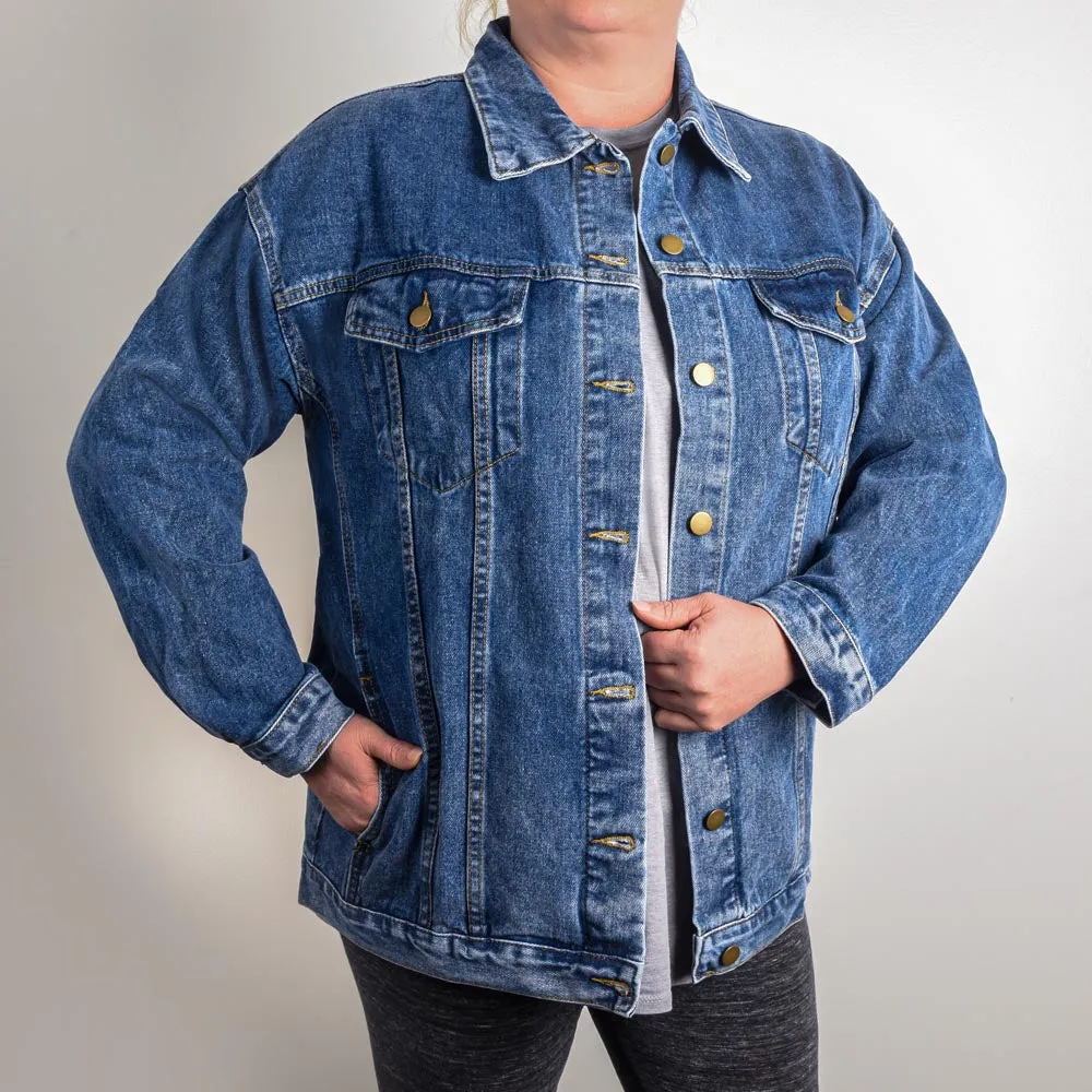 Doggie Kisses & Weekend Wishes Denim Jacket