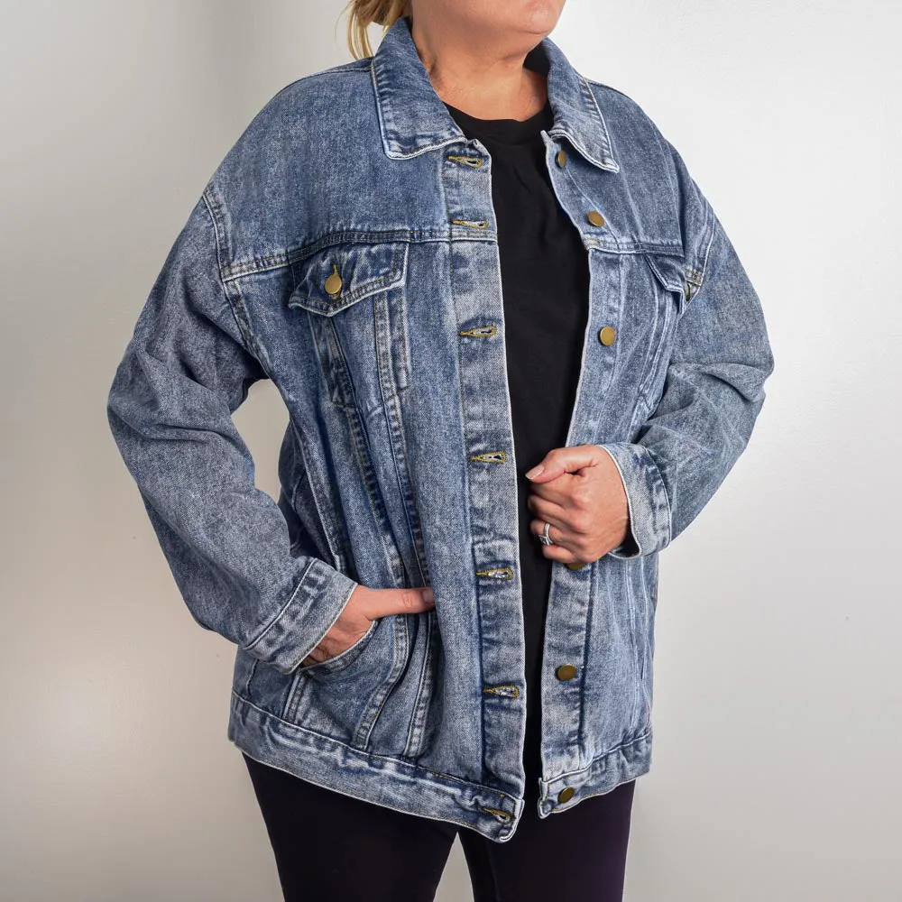 Doggie Kisses & Weekend Wishes Denim Jacket
