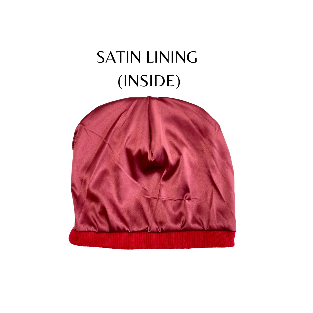 Fitted Beanie - Candy Apple