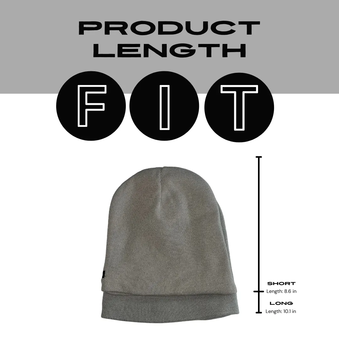 Fitted Beanie - Smokey Grey