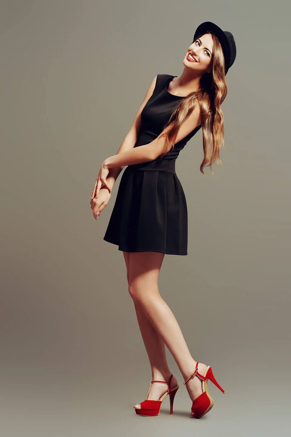 Fitted Midi Dress