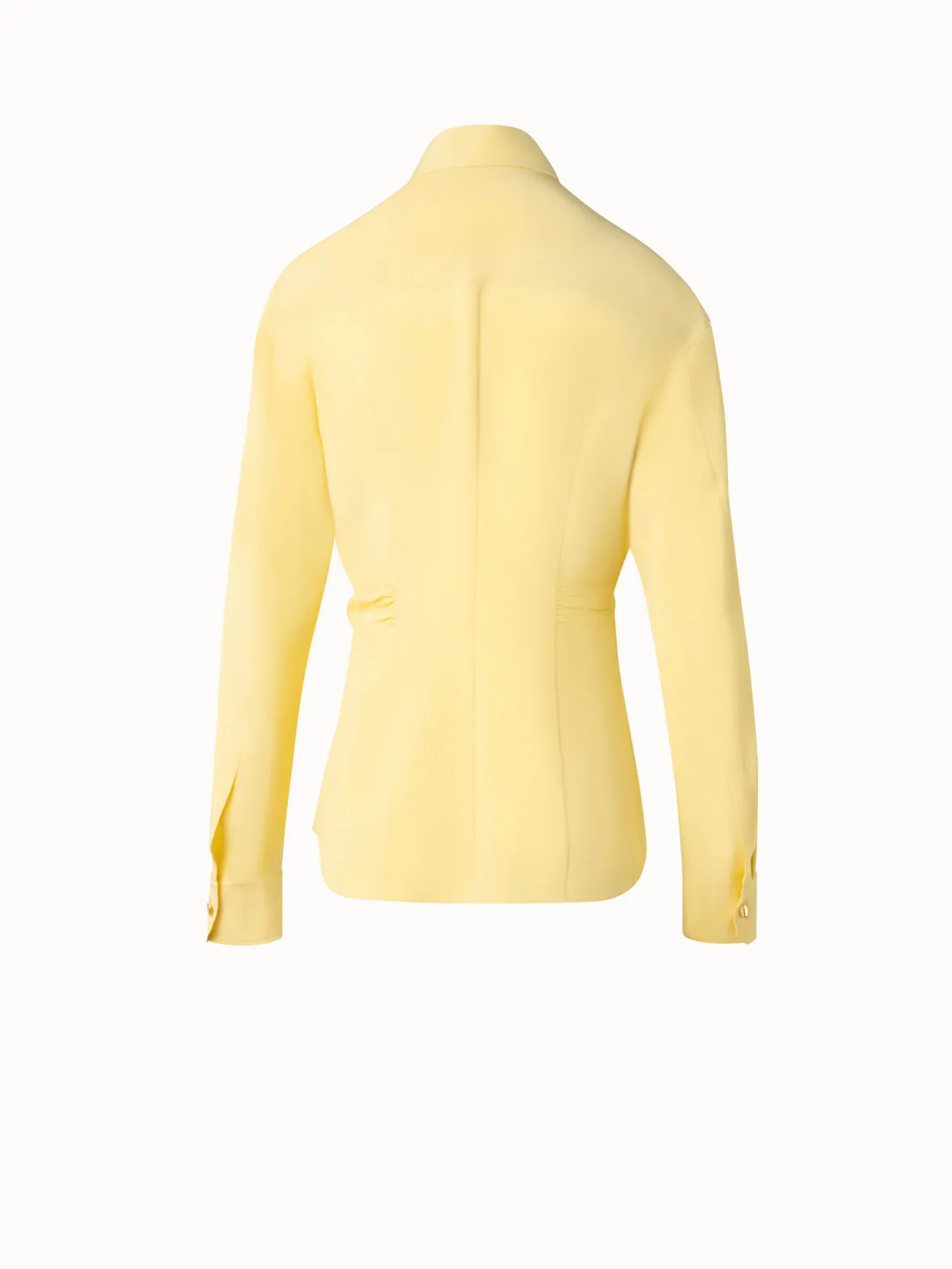 Fitted Silk Blouse