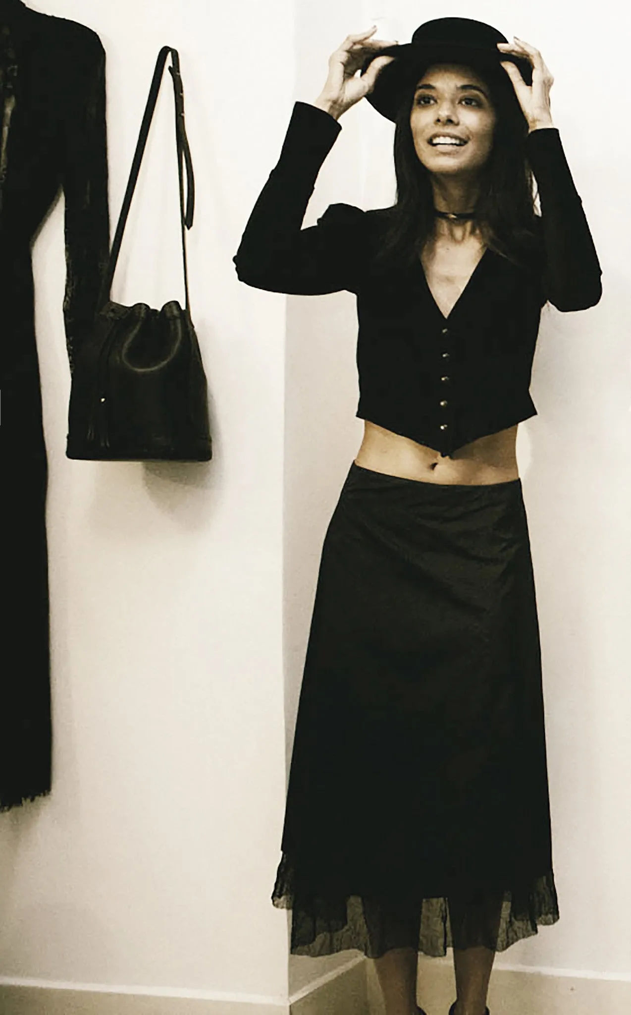 Fitted Victorian Jacket & Tulle Trim Skirt