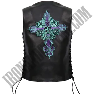 Fleur De Lis Cross Vest