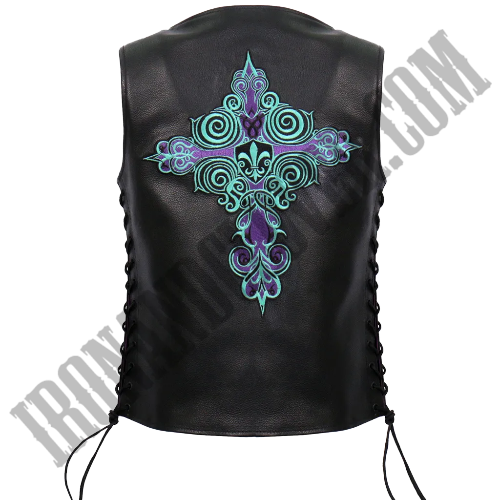 Fleur De Lis Cross Vest