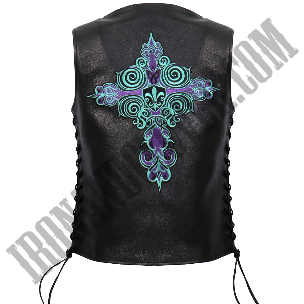 Fleur De Lis Cross Vest