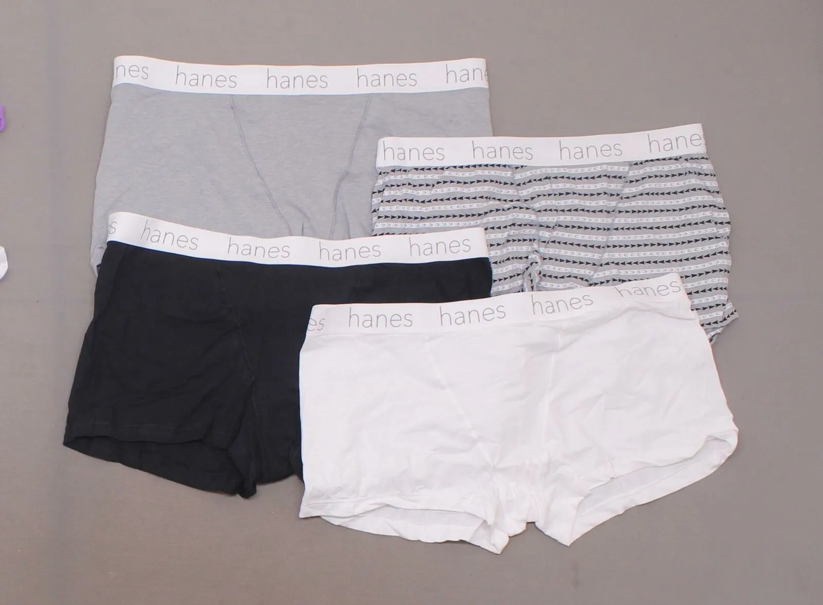 Hanes Women's 4 Pairs Boyfriend Cotton Stretch Boxer Briefs