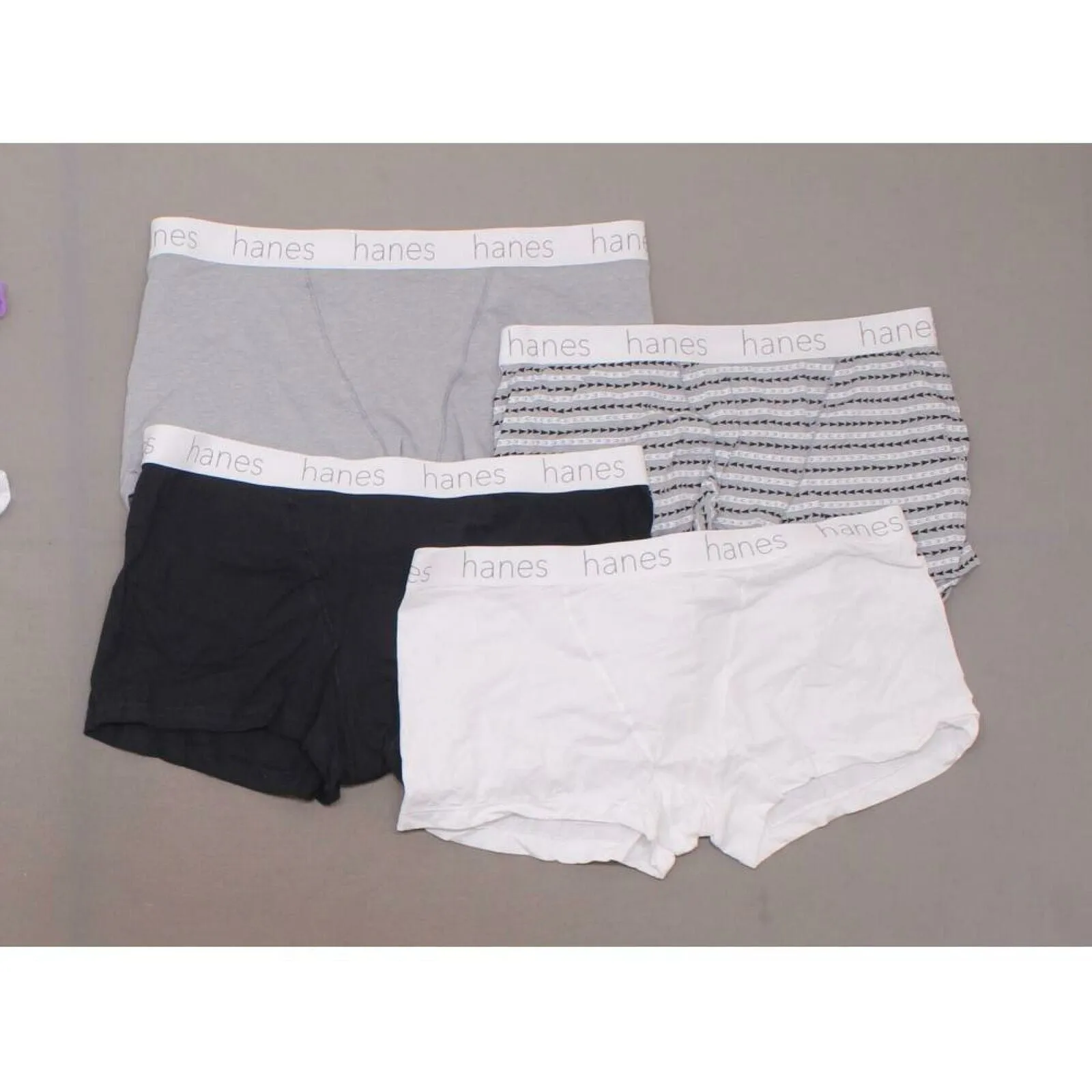 Hanes Women's 4 Pairs Boyfriend Cotton Stretch Boxer Briefs