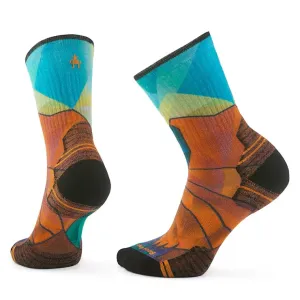 Hike Mountain Prism Print Crew Socks - Targeted Cushion (Women's) - SW002688