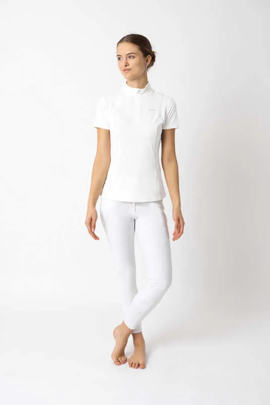 Horze Ryleigh Ladies Show Shirt White