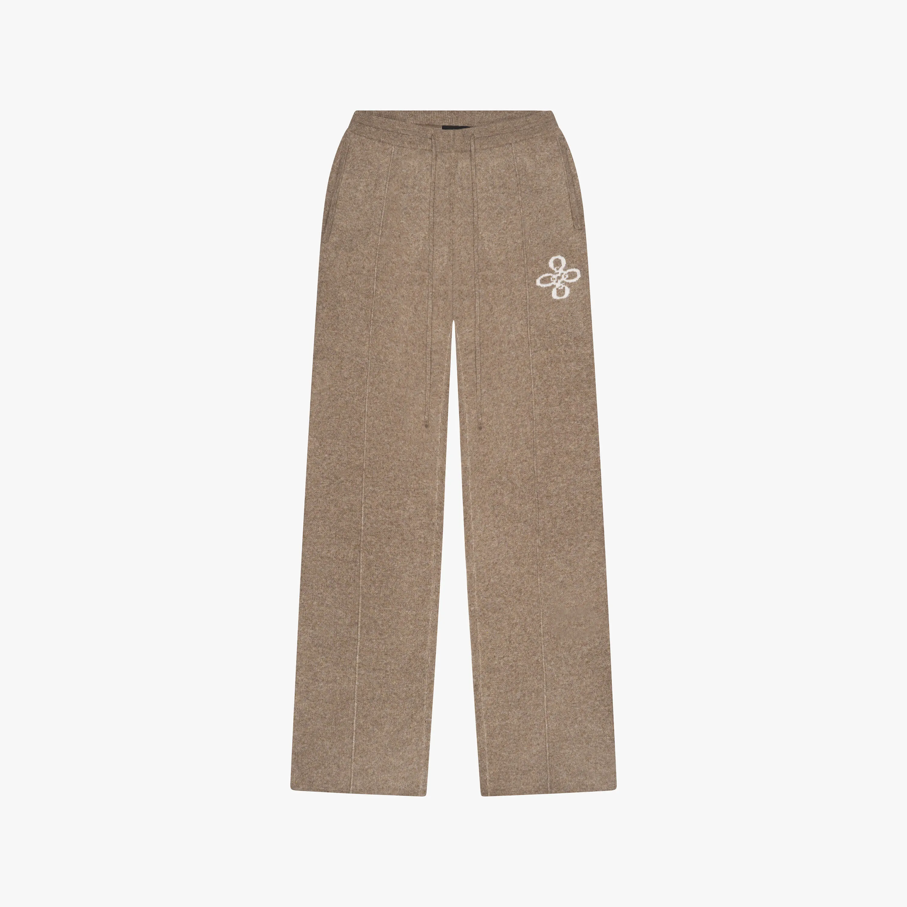 INSIGNIA KNITTED PANTS | BROWN MELEE