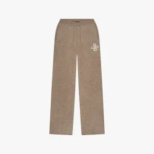 INSIGNIA KNITTED PANTS | BROWN MELEE