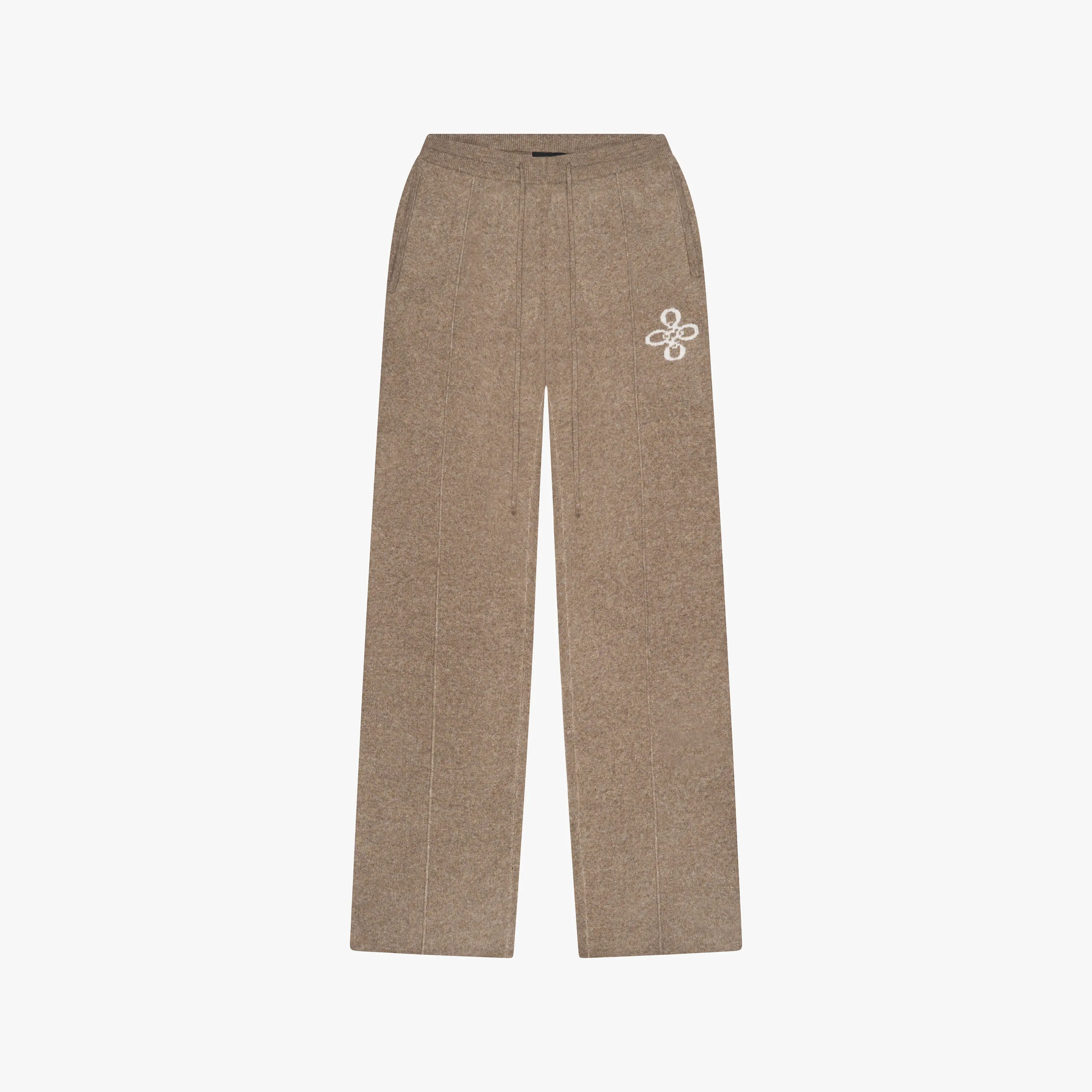 INSIGNIA KNITTED PANTS | BROWN MELEE