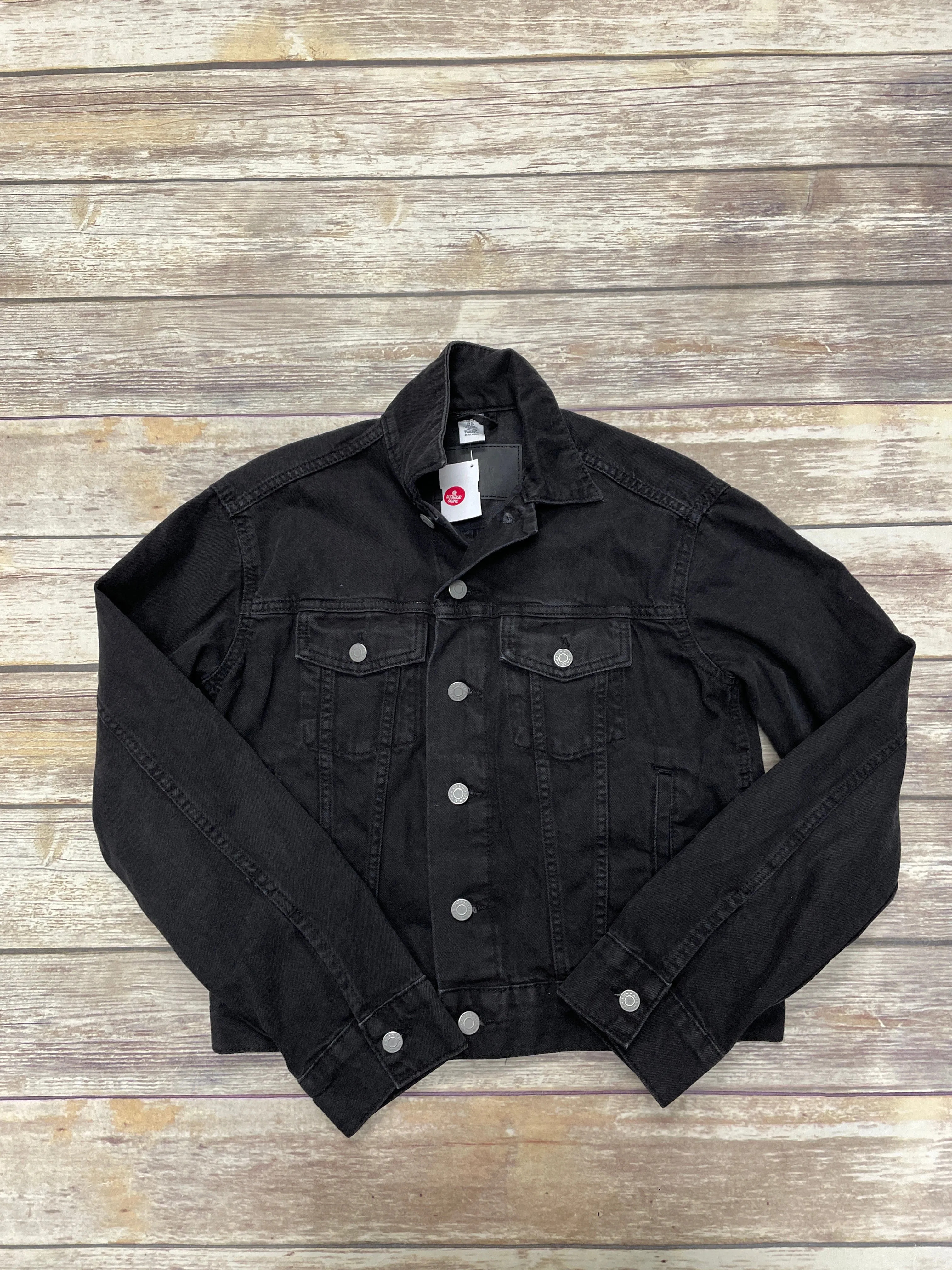 Jacket Denim By Cme In Black, Size: Xs