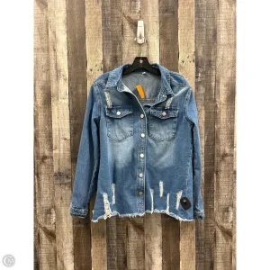 Jacket Denim By Cmf In Blue Denim, Size: M