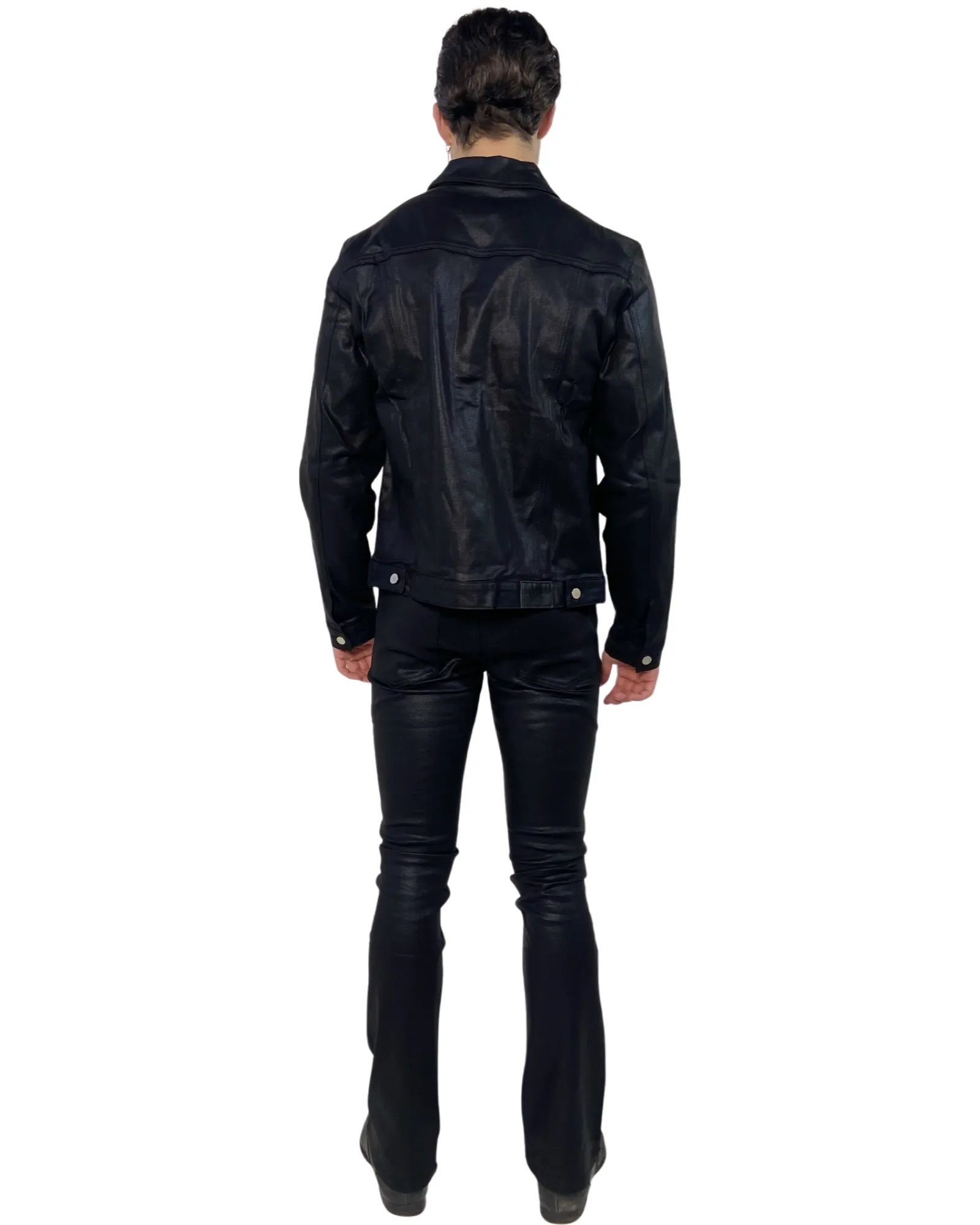 Jacquard Wax Denim Jacket