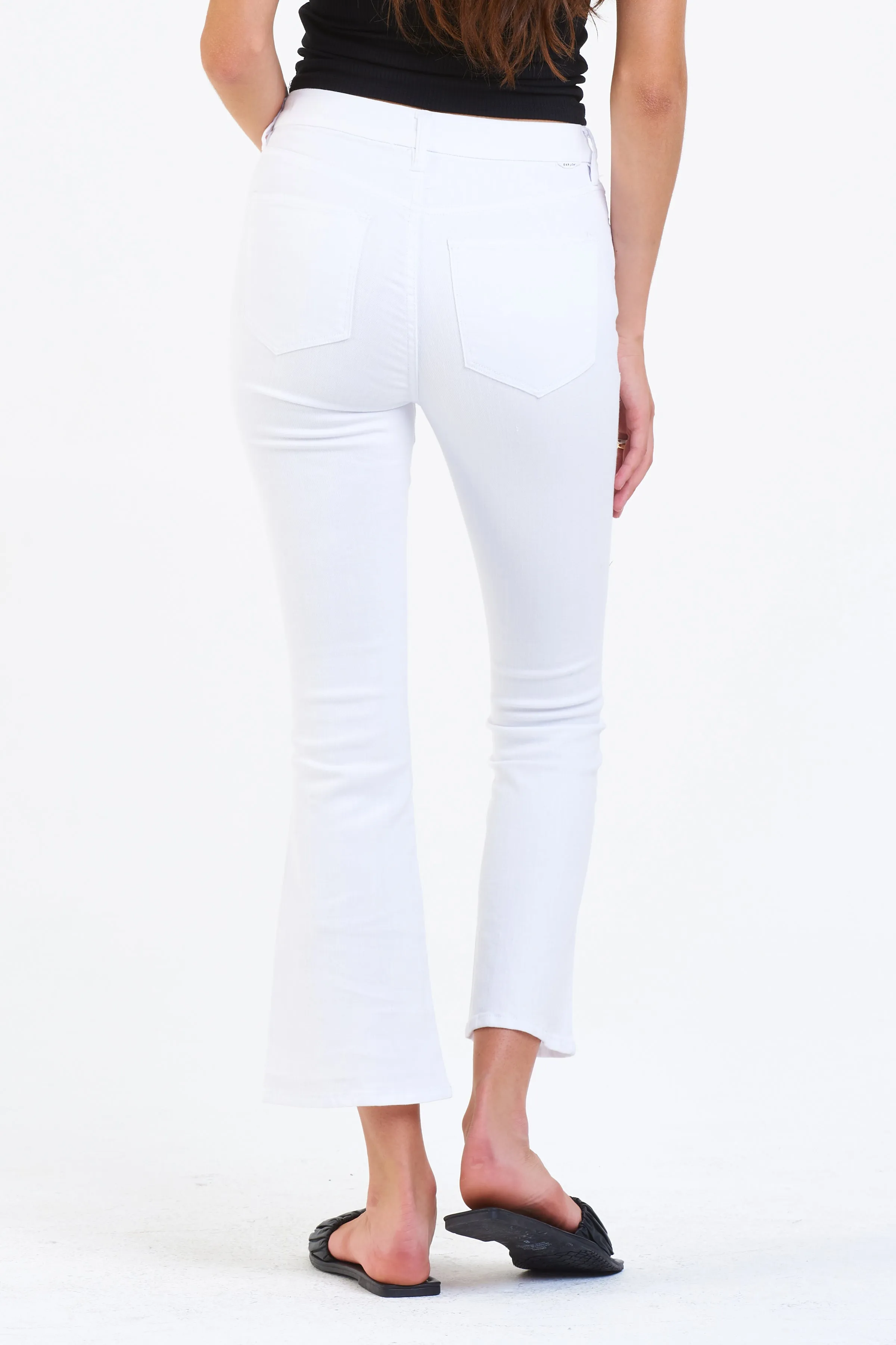 Jeanne hi-rise cropped flare DPM43C126OPT
