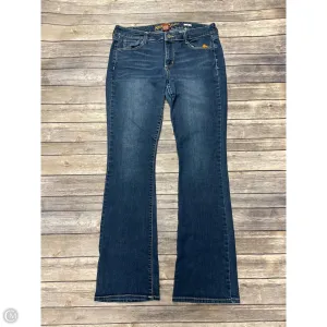 Jeans Boot Cut By Arizona In Blue Denim, Size: 12