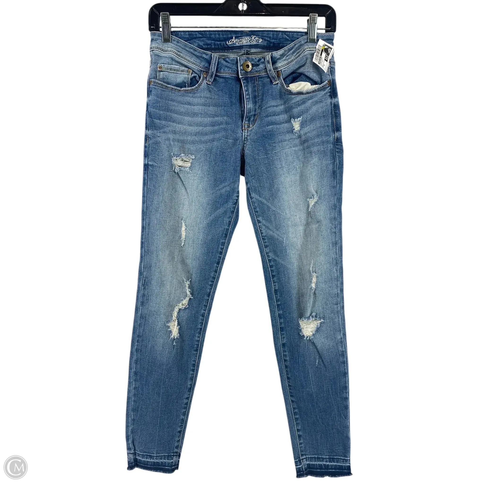 Jeans Skinny By American Rag In Blue Denim, Size: 6