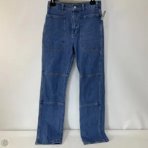 Jeans Straight By Madewell In Blue Denim, Size: 2