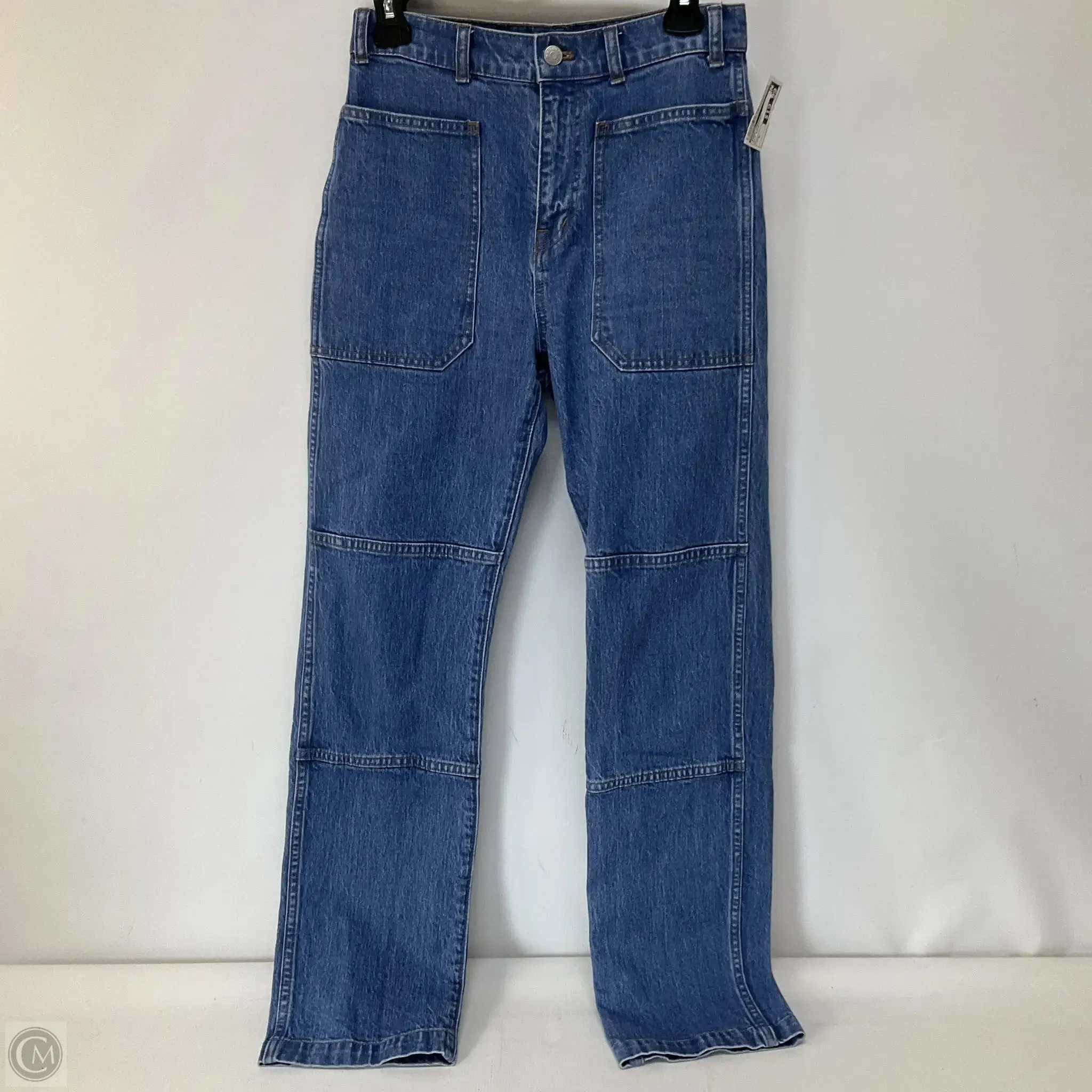 Jeans Straight By Madewell In Blue Denim, Size: 2
