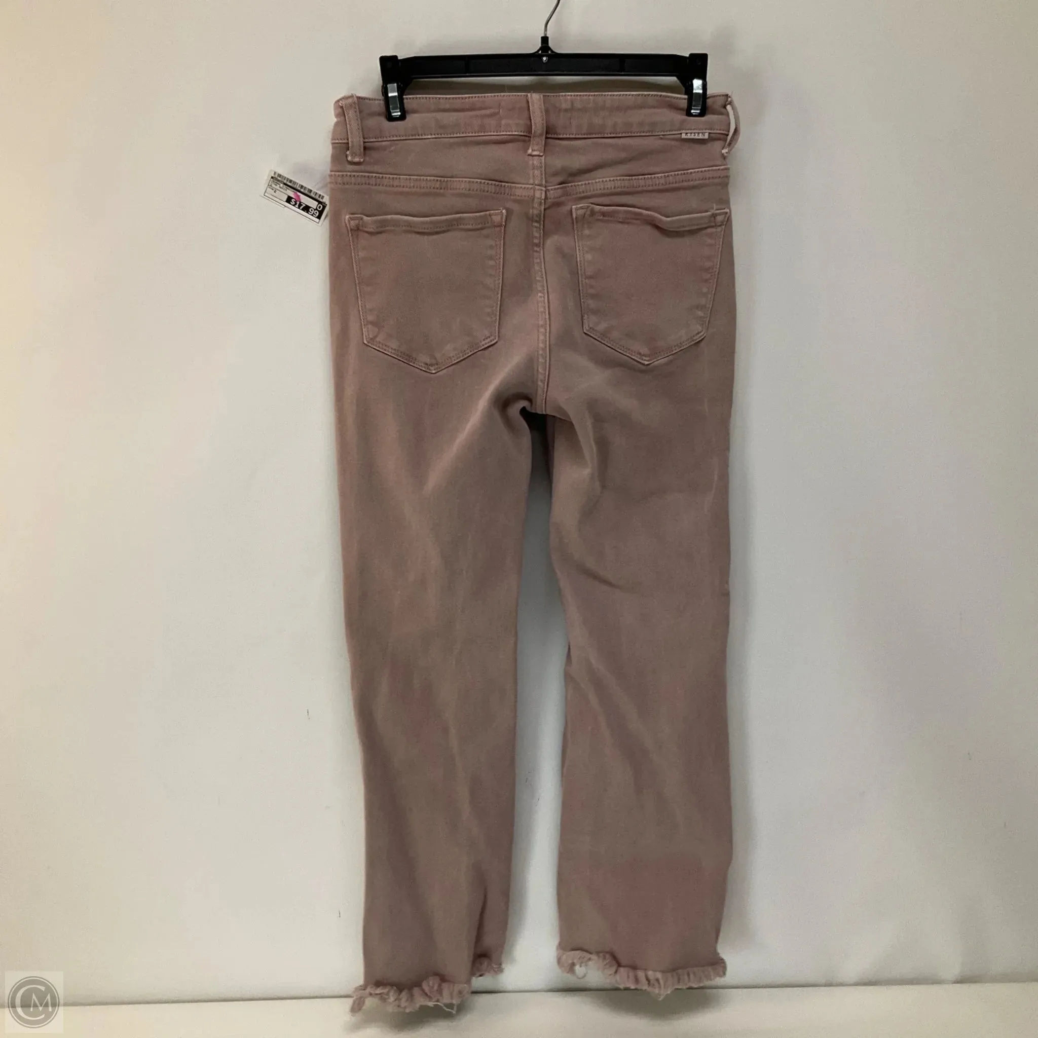 Jeans Straight By Risen In Pink Denim, Size: 2