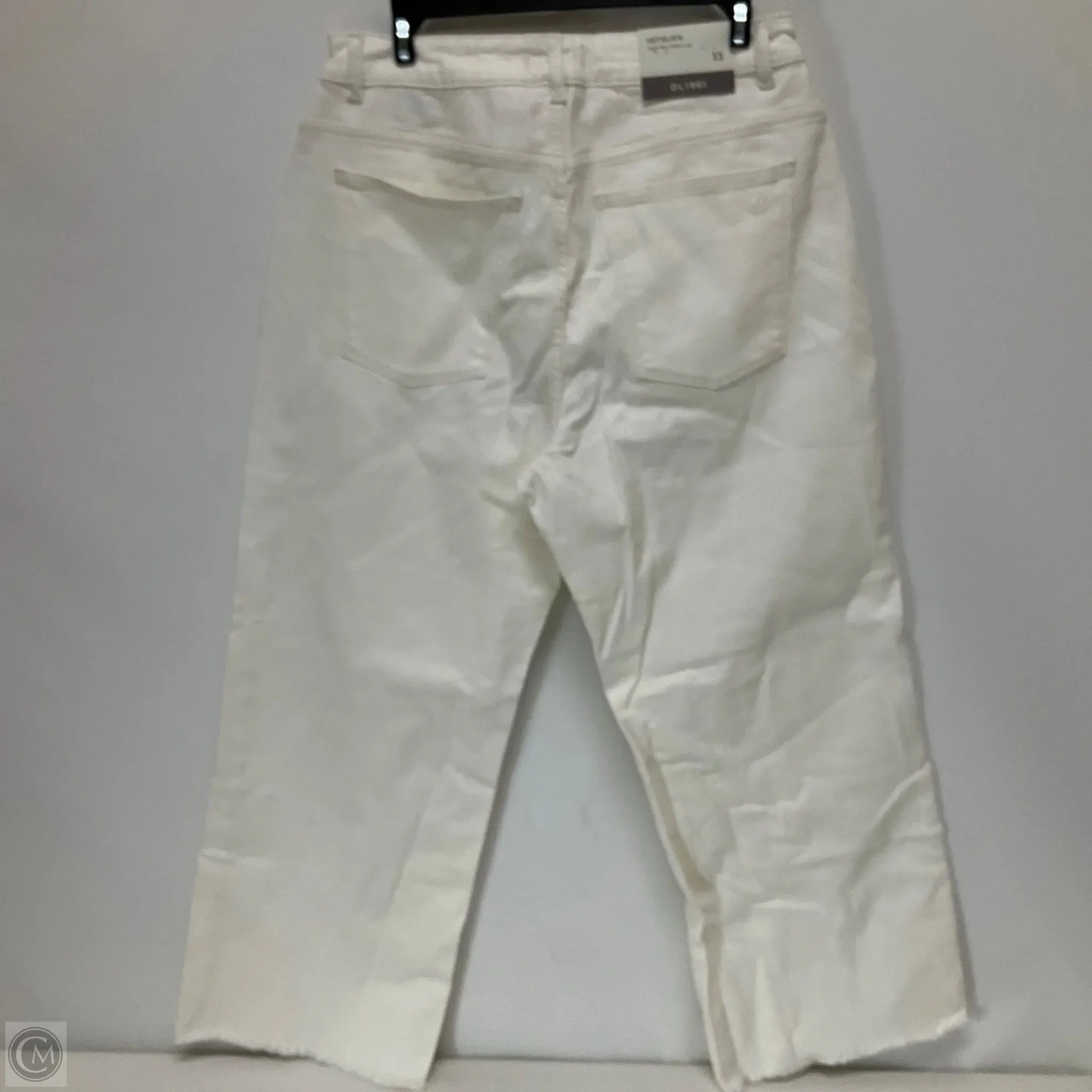 Jeans Wide Leg By Dl1961 In White Denim, Size: 16