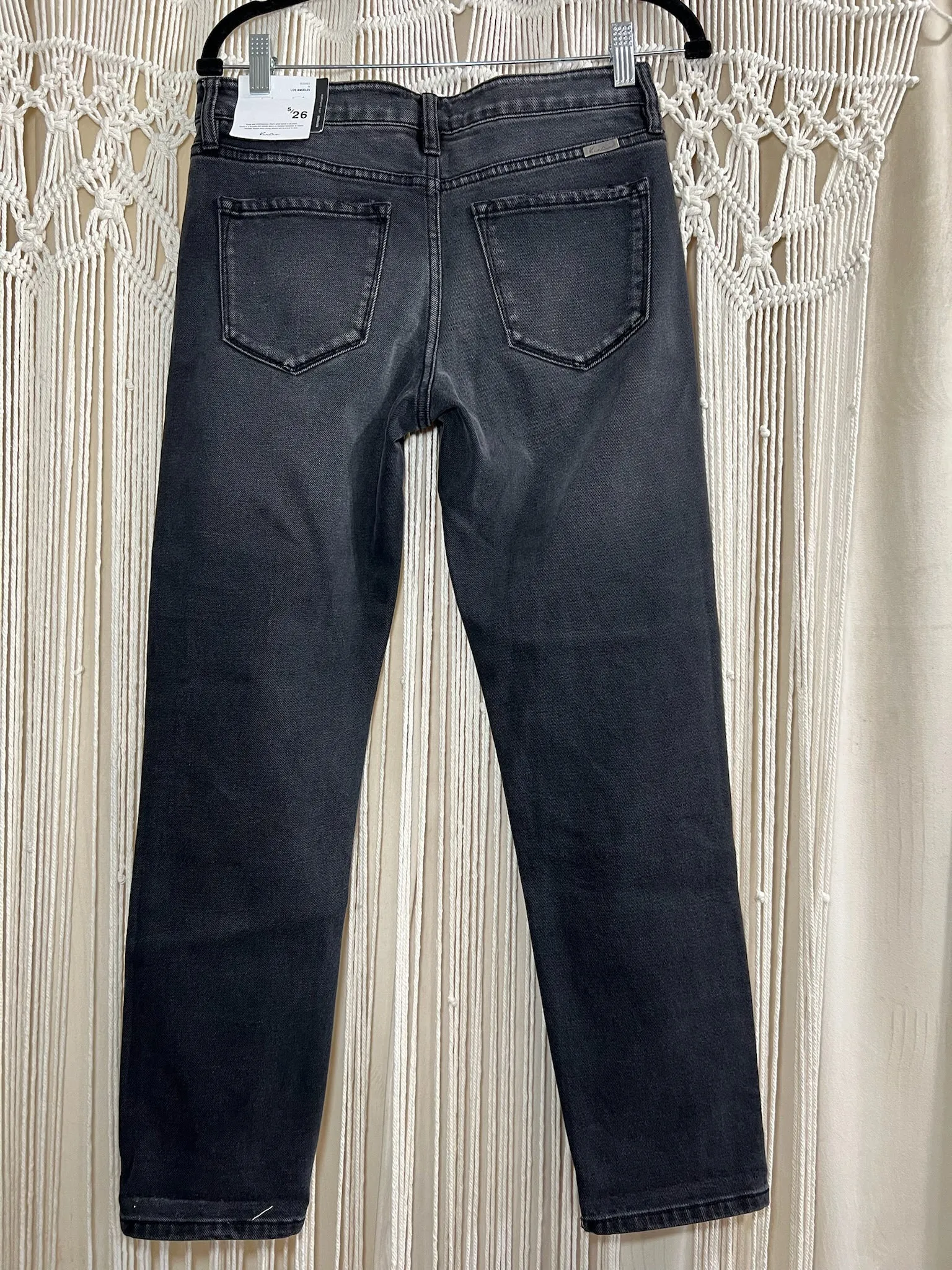 Jordan Non-Distressed Black Denim Jeans
