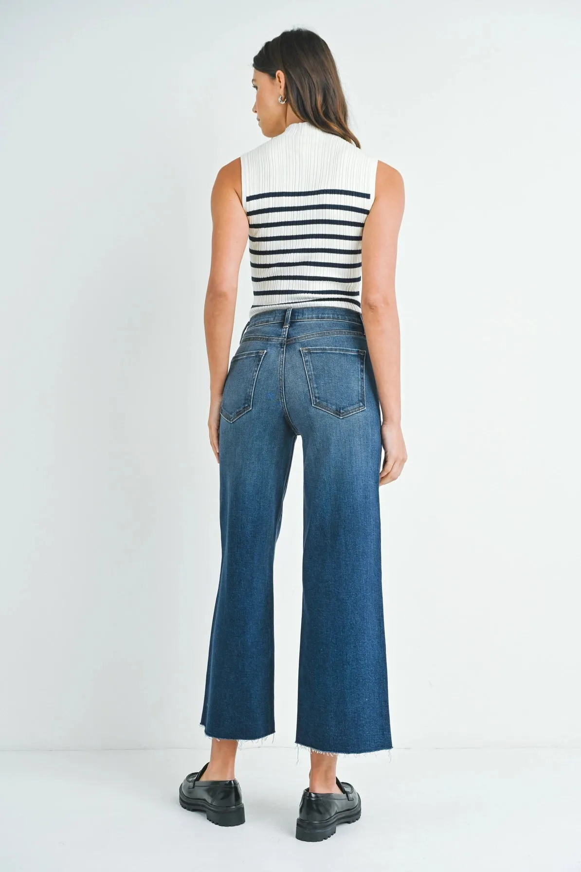 Just Black | Scissor Cut Wide Leg