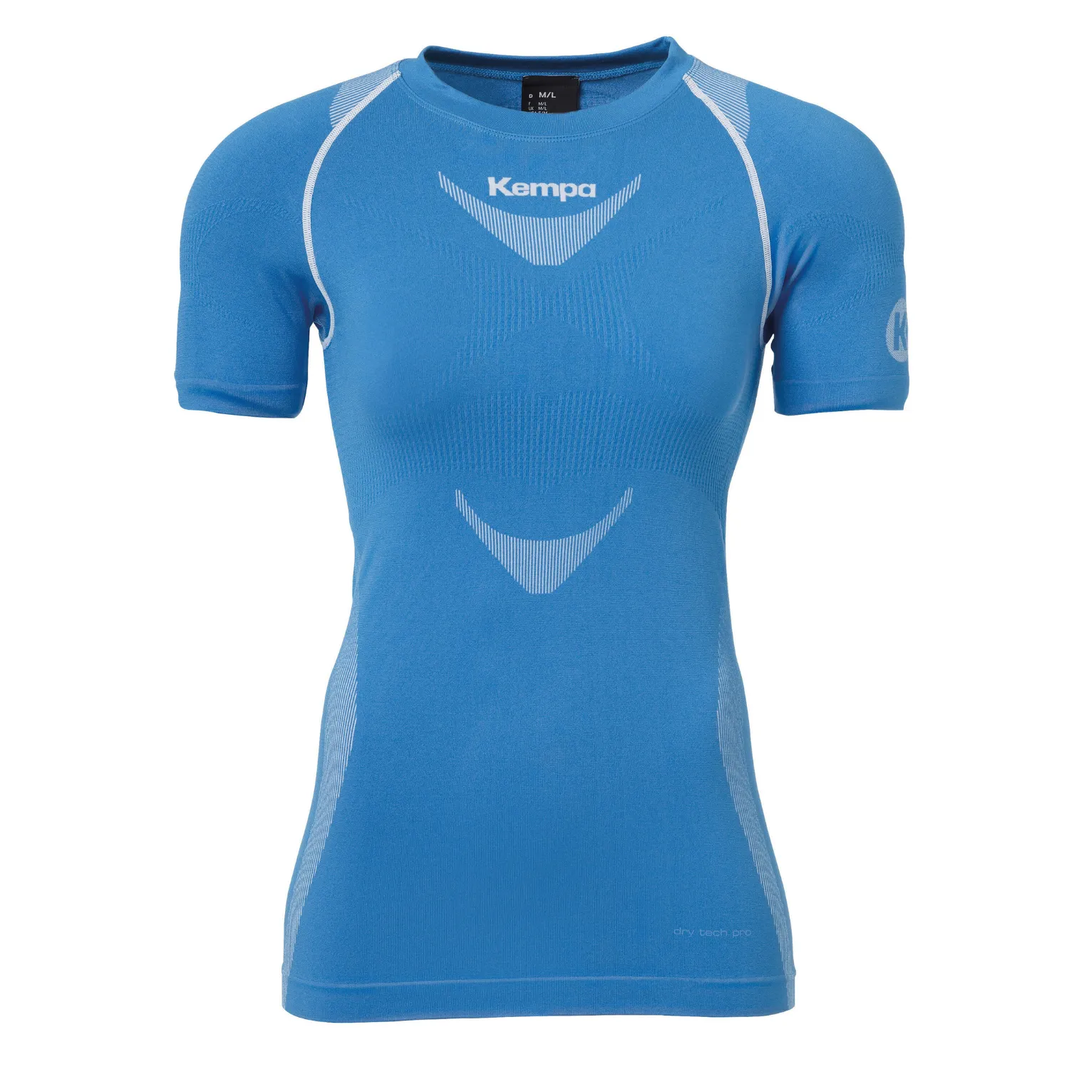 Kempa Attitude Pro Short Sleeve Top - Adults- Blue