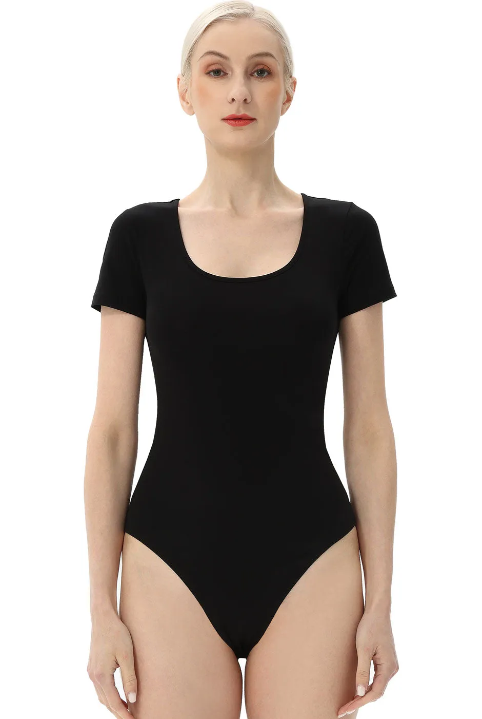Kimi   Kai Women's U-Neck Basic Bodysuit