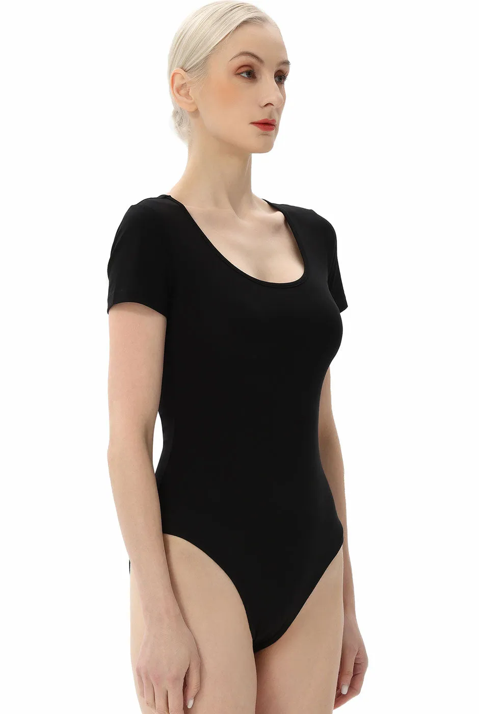 Kimi   Kai Women's U-Neck Basic Bodysuit