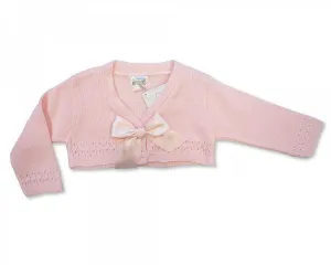 Knitted Baby Girls Bolero - NB-6 Months - 211p