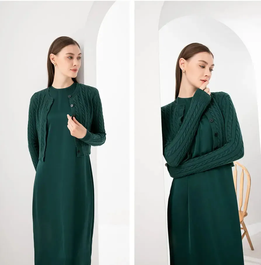 Knitted Dress & Knitted Cardigan Autumn Winter collection