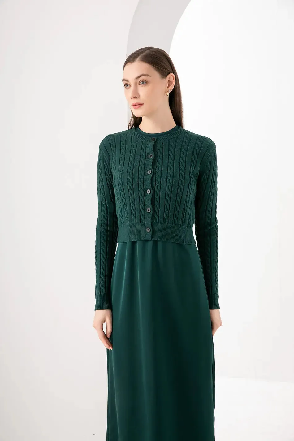 Knitted Dress & Knitted Cardigan Autumn Winter collection