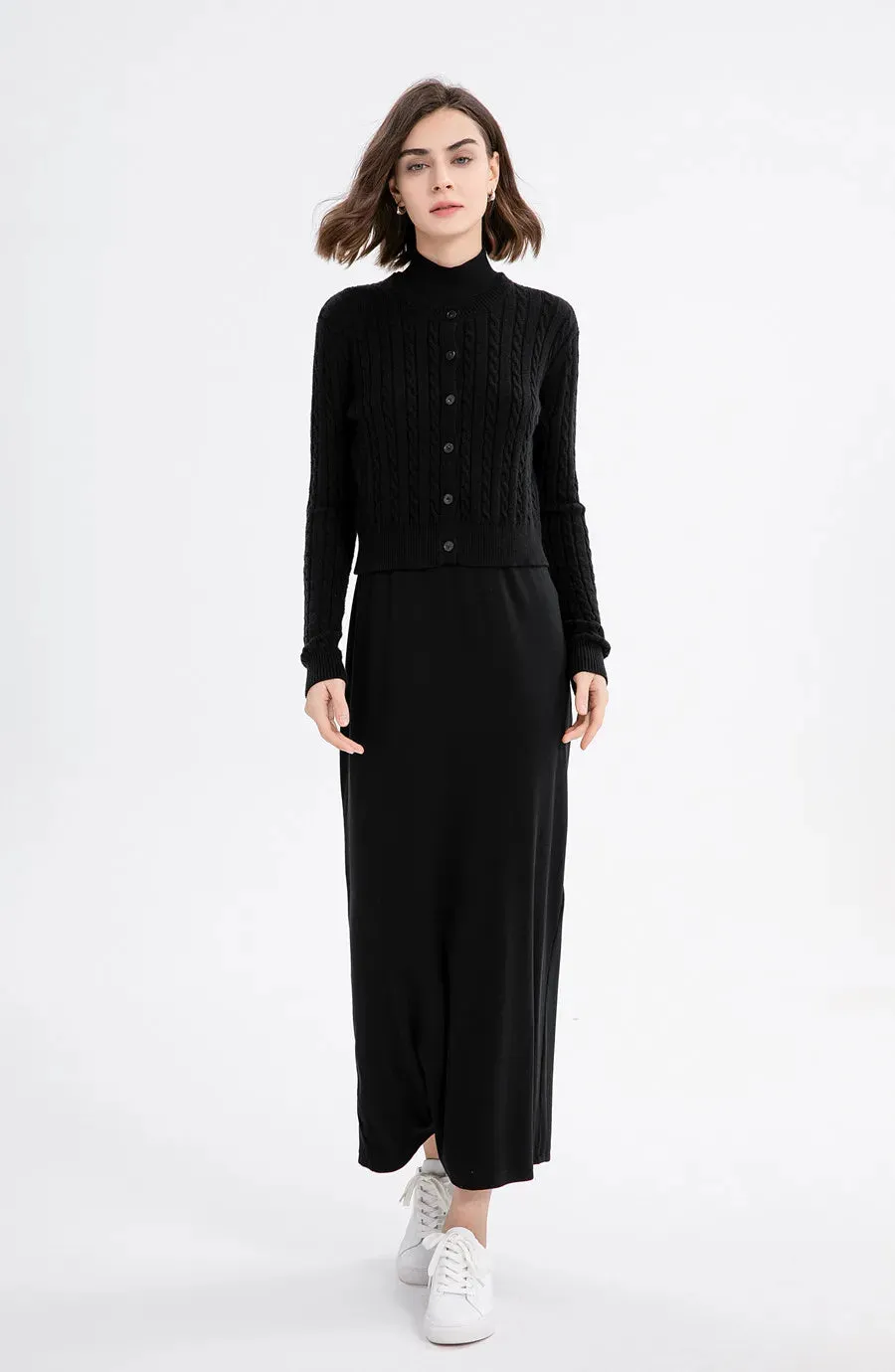 Knitted Dress & Knitted Cardigan Autumn Winter collection
