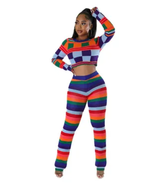 Knitted Rainbow (2 Piece Set)