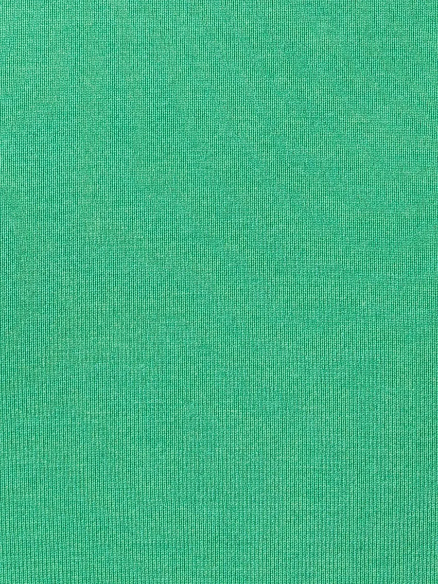 Knitted Silk Stretch Scoop Neck Top