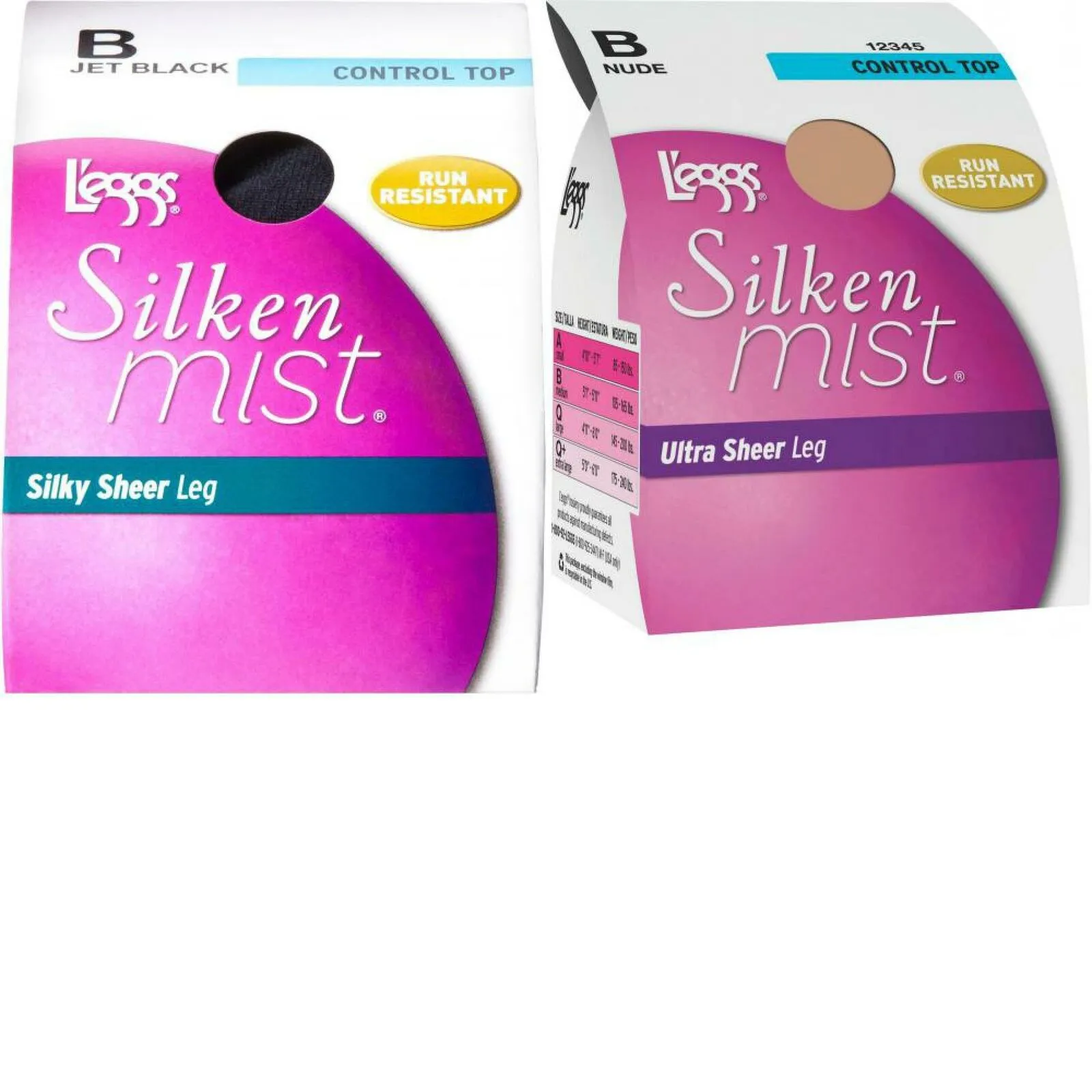 L'eggs Silken Mist Women's Ultra Sheer Pantyhose. 20161