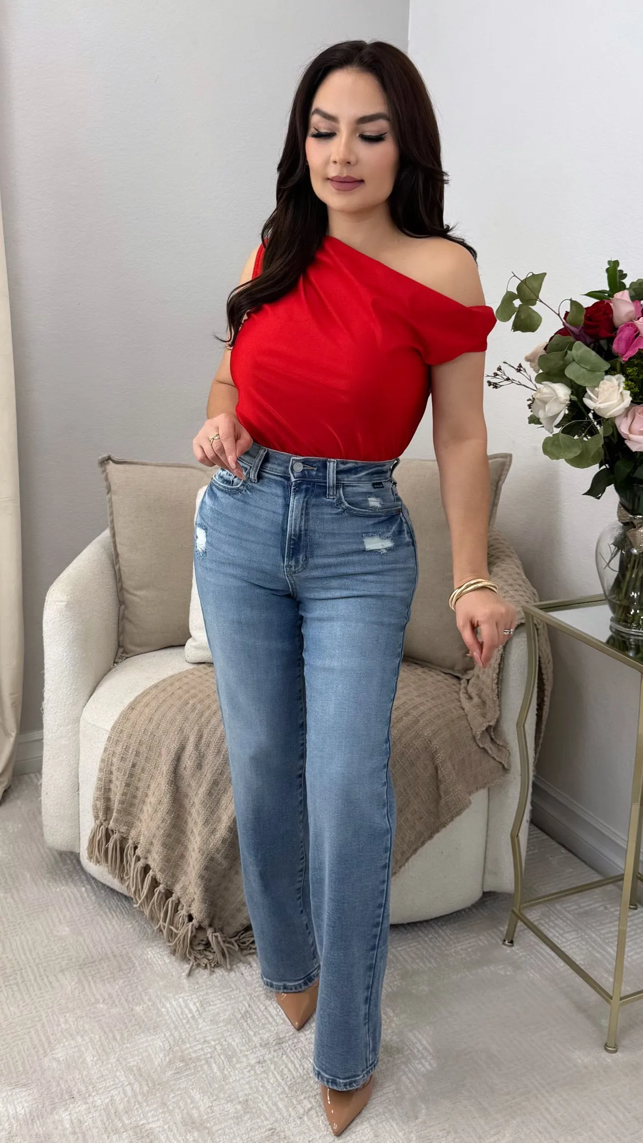 LOLA RED BODYSUIT