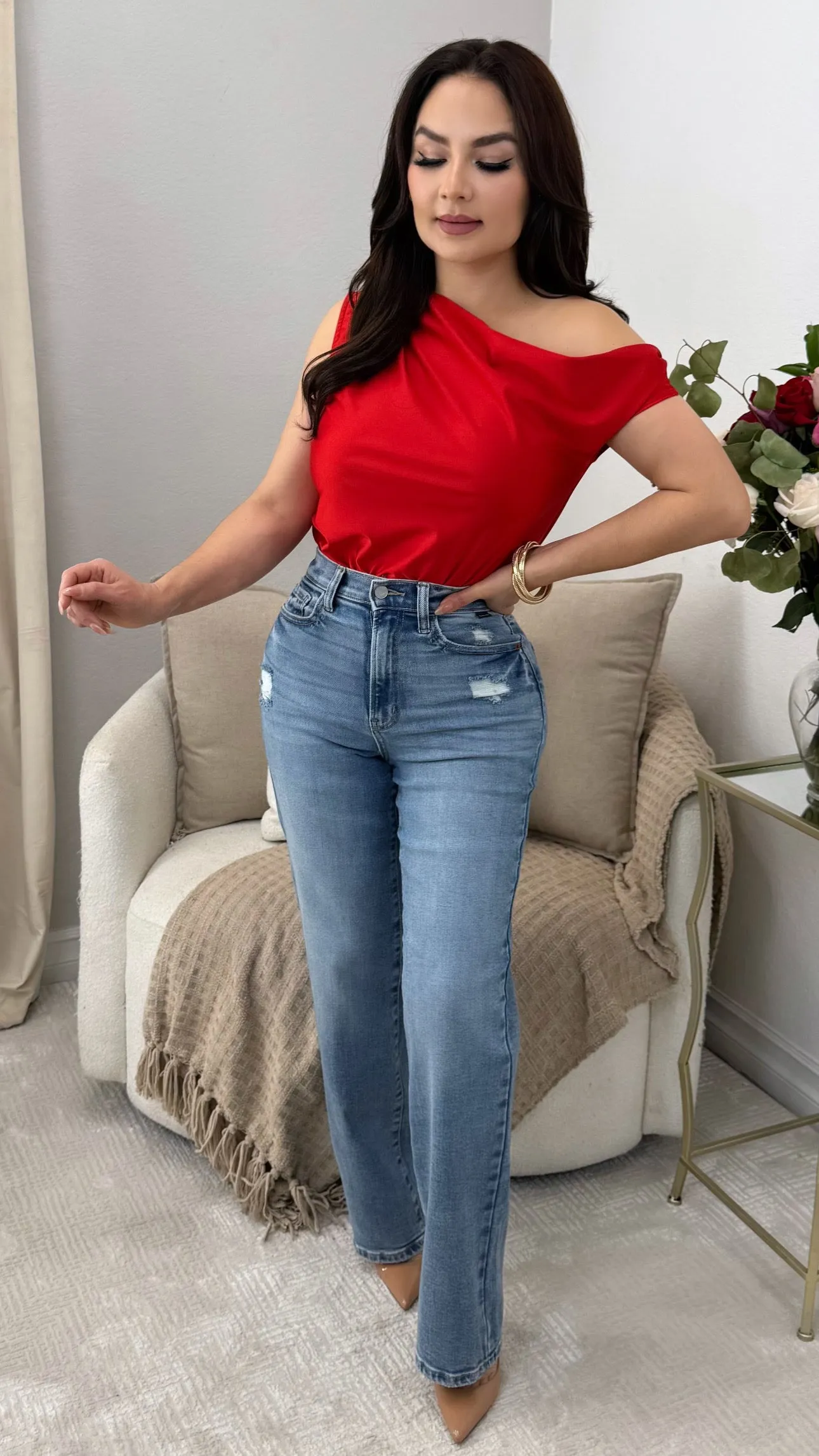 LOLA RED BODYSUIT